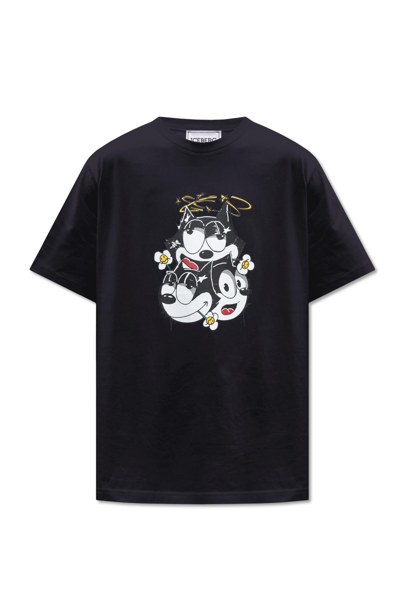 トップス iceberg Felix ICEBERG X FELIX THE CAT LONG SLEEVE SHIRT MEN LARGE NWT | eBay